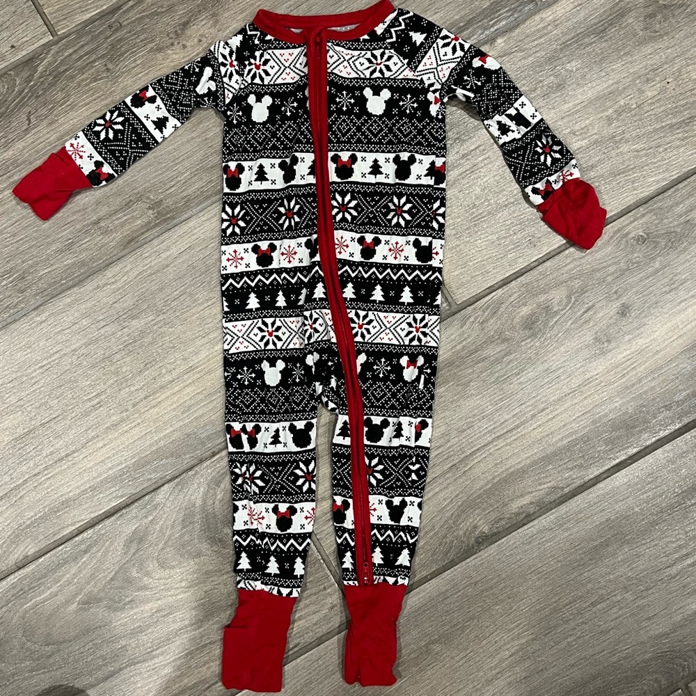 Little Sleepies “Disney Mickey Fair Isle” Zippy
